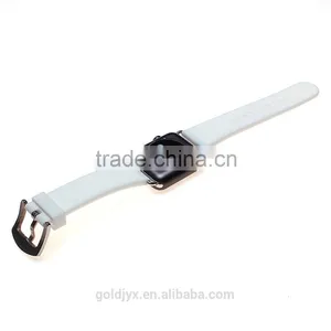 Custom Fast Delivery Cheap Silicone Watch Band Parts for Apple Watch thumbnail-5