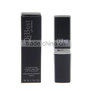 Fashion 12 Color Matte Lipstick Black Tube Purle Red Pink Color Longlasting Waterproof Lipstick thumbnail-2