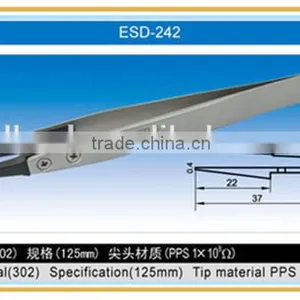 110mm Precision Tweezer Stainless ST Series Tweezer thumbnail-6