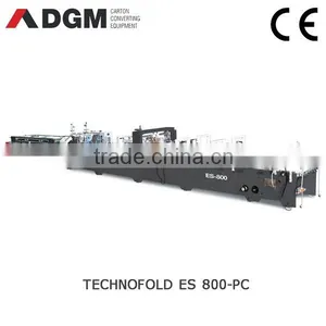 TECHNOFOLD ES-800-PC Automatic Carton Folder Gluer Machine thumbnail-1
