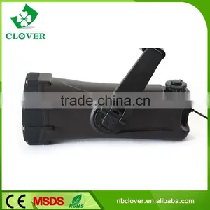 Outdoor 3 Led Plastic Emergency Dynamo Hand Rechargeable Flashlight With Phone Charge thumbnail-1