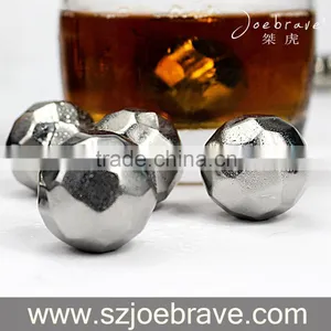 Stainless Steel Chilling Reusable Diamond Shape Ice Cube for Whiskey,Red Wine,Beverage thumbnail-1