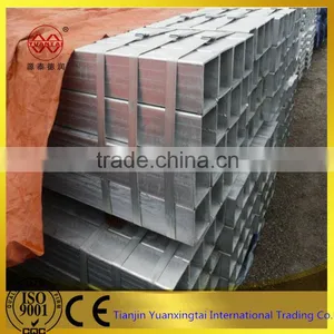 Thick Wall Hot Dipped Galvanized Rectangular Hollow Section Iron Pipe / Tube With Competitive Price thumbnail-4
