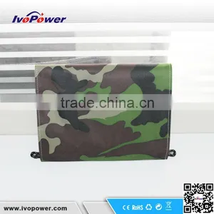 Ivopower Flexible 10W Solar Charger, Dual USB Monocrystalline Solar Panel Charger thumbnail-5
