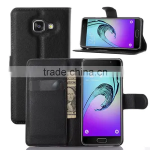 High Quality Leather Card Wallet Folio Stand Flip Case Cover for Samsung GALAXY A3 A310 thumbnail-1