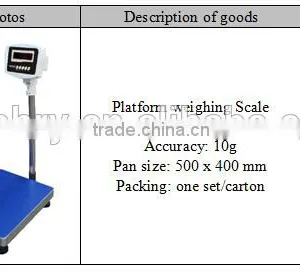 PW-I LED Weighing Scale With LCD Display thumbnail-2