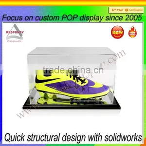 Clear Acrylic Cube Shoes Store Display Case thumbnail-3