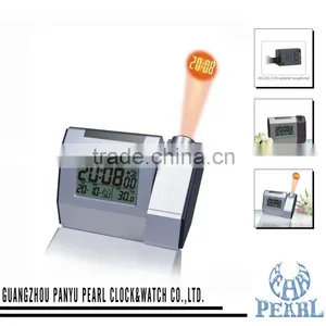 Pearl LCD Clock With Projector Function Alarm Snooze Calendar PR505 thumbnail-1