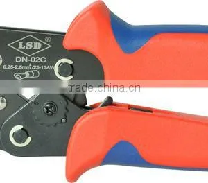 DN-02C European-style 0.25-2.5mm2 2 Wire Crimper 4-14AWG Insulated Connectors Electrical Cable Lug Crimping Tool thumbnail-4