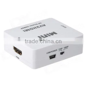 RCA AV2HDMI Converter Adapter Mini Composite CVBS 2HDMI AV2HDMI Converter in Retail Package 1080P thumbnail-5