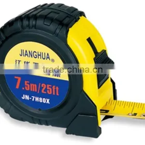 Top Selling Customized Logo Professional 5 Meter Metric Steel Measuring Tape, Round Tape Measure With Rubber Caoted thumbnail-2