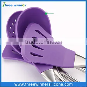 FDA Eco-friendly Utensil Silicone Spatula Set Cookware thumbnail-1