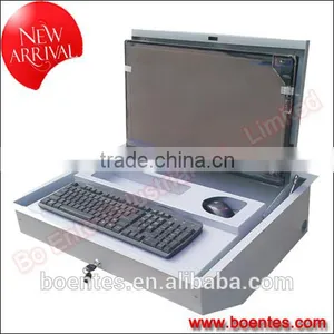 Manual Flip Up LCD Monitor Security Box/Tabletop LCD Flip Up Tuner thumbnail-2