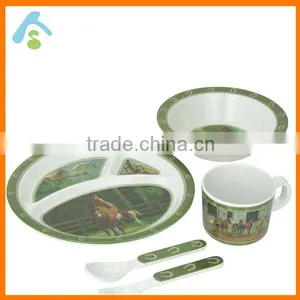 SEDEX Certification Kids Dinner Plate for Wholesales thumbnail-1