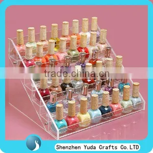 6 Tier Nail Polish Display Stand, Wholesale Nail Polish Display for 48 Bottles Nail Polish thumbnail-1