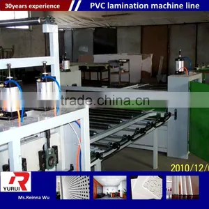 Full&Semi Automatic Laminated Pvc Sheet Pvc Laminated Ceiling Board Making Machine Production Line thumbnail-1