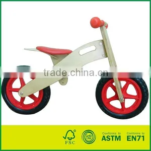High Five Green Forest Wooden Children Balance Bike thumbnail-2