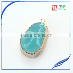 Latest Fashion Wholesale Agate Druzy Pendant for Jewelry thumbnail-6