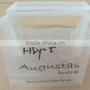 Soft Loop Handle Plasitc Bag With Square Bottom thumbnail-3
