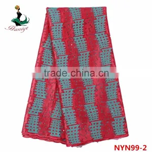 NYN99 In Fashion African Tulle Lace Fabric/african Tulle Lace French Net Lace thumbnail-6