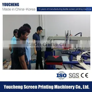 Water Based Ink Type and Screen Printing Type Textile Screen Printing Equipment thumbnail-6