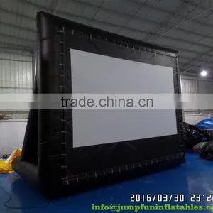 16ft Inflatable Screen Cheap Outdoor Movie Screen 18oz PVC Screen for Sale thumbnail-2