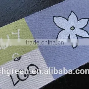 Silk Screen Printing Cloth Tags With Die-cut Hole for Wine Bottle thumbnail-5