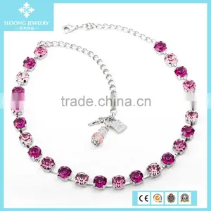 2015 Lastest Design Statement Crystal Necklace, Fashion Jewelry Necklace thumbnail-2
