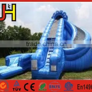 OEM Factory Custom Outdoor Inflatable Water Slide With A Small Pool For Kids thumbnail-1