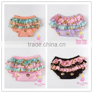 Gold Pot Newborn Girls Tutu Skirt Bloomers Fashion Infant Chiffon Disper Baby Bloomers Wholesale thumbnail-1