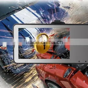 New 5.0 Inch Top Grade Car Dvr Dual Camera Rear View Mirror Car Camera Recorder Full 1080p Night Vision Mirror Dvr Parking 168 thumbnail-3