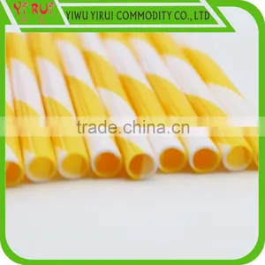 Colorful pp Straight Drinking Straw With Spiral Pattern thumbnail-1