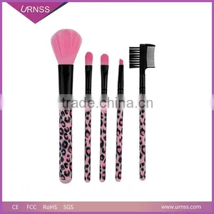 Mini 5pcs Makeup Brush Set thumbnail-2
