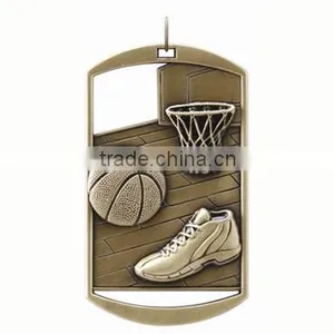 2015 Rectangle Medals on Sale Baseketball l Medals/custom Sport Baseketball Medals thumbnail-1