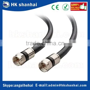 High Quality Low Price CL2 In-Wall Rated (CM) Connectors Rg6 Coaxial Cable tv Antenna Digital Router Connector Cable thumbnail-1