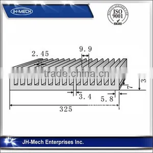 6063 T5 Aluminum Profile for Heat Sink thumbnail-1
