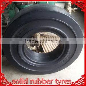 Top Quality 4 Wheel Electric Moving Cargo Cars Solid Tyre 18x8x12-1/8 12x4-1/2x8 for Toyota Forklift 7FBCU15 thumbnail-2