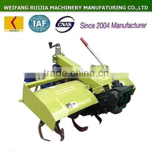 8-15HP Two Wheeled Diesel Tractors With Rotary Tiller for Farming / Gardening, Farm Walking Tractor With Rotary Tiller for Sale! thumbnail-1