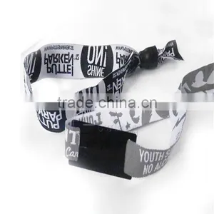 China Cheap Elastic Fabric Rfid Epoxy Wristband thumbnail-2