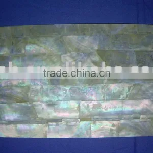 Laminated Yellow Lip Mother of Pearl Veneer Sheet for Jewelry Inlay thumbnail-1