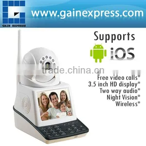 Websitecam Multi-function IR-Cut Night Vision 10m Dome P2P Network Wireless Security IP Camera/ Wifi Camera thumbnail-1
