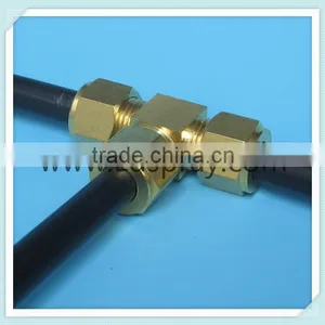 3/8" or 9.52mm Threaded Type Brass Tee Connector in Mist System Field thumbnail-2