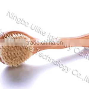 Good Quality Short Handle Bamboo Body Brush thumbnail-2