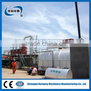 Environmental Friendly Used Tyres Pyrolysis Plant Plastic Pyrolysis Machine thumbnail-1