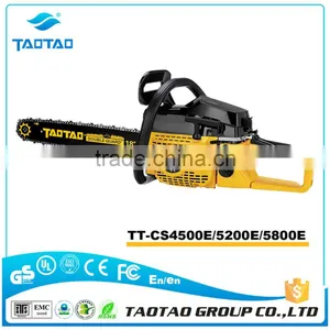 Petrol Chain Saw Wood Cutting Machine TT-CS4500E CE EMC EU2 45CC thumbnail-1