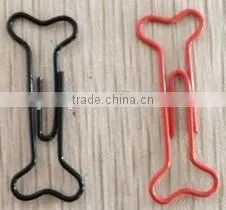 40 Packs Bone Shape Box Iron PET Covering Bone Shaped Paper Clip thumbnail-3