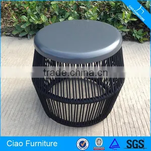 Outdoor Furniture Rope Textile Table thumbnail-1