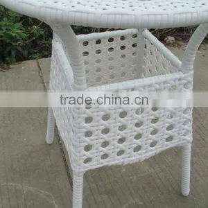 Hexagonal 2 Seater Table Set Used Cafe Poly Rattan Furniture Restaurant thumbnail-6