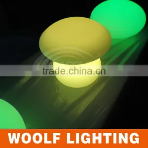 Natrual Lovely Green Color Table Deoration LED Mushroom Lamp thumbnail-2