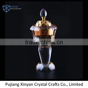 New Arrival Excellent Quality Crystal Brass Censer Wholesale thumbnail-1